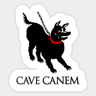 Cave Canem Sticker